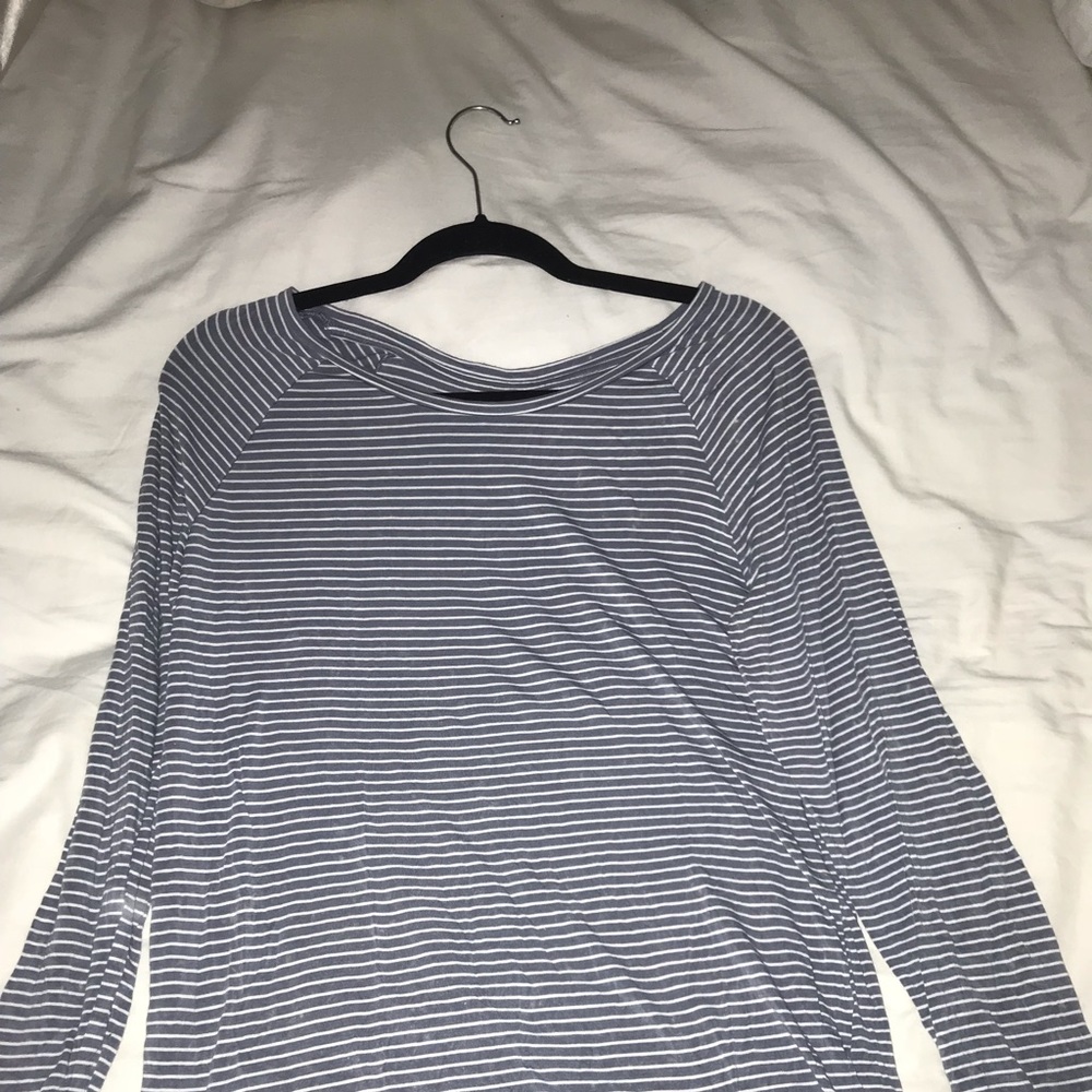 American Eagle Soft & Sexy Striped Long Sleeve Tee